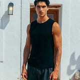Camiseta de tirantes holgada de lana Brad