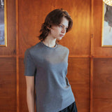 Camiseta entallada Brando, gris oscuro