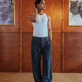 Pantalones Dylan, rayas grises
