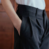 Pantalones Dylan, rayas grises