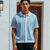 Ripley Knit Shirt, Sky Blue