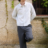 Camisa Nika, a rayas blancas