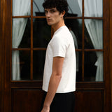 Camiseta ajustada Brando, blanca