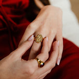 Anillo Sage, dorado