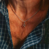 Collar Ansel, plateado