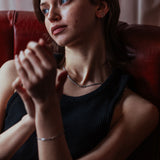 Collar Briar, plateado
