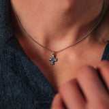 Aziel Necklace, Silver