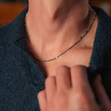 Collar Leif, plateado