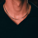Collar Johnny, plateado