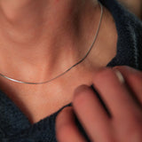 Collar Jude, plateado