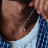 Collar Medgar, plateado