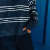 Myles Polo Knit, Navy