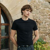 Camiseta ajustada Brando, negra