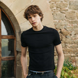 Camiseta ajustada Brando, negra