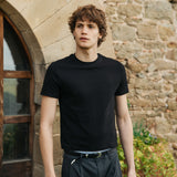 Camiseta ajustada Brando, negra