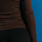 Camiseta henley de tencel Hugh, marrón