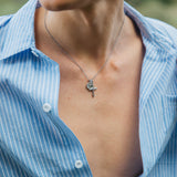 Collar Enrico, plateado