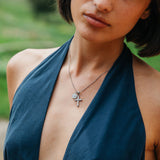 Collar Enrico, plateado