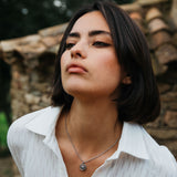 Collar Elios, plateado