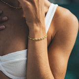 Pulsera Brent, dorada