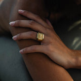 Anillo Emilio, dorado