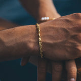 Pulsera Brent, dorada