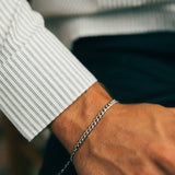 Pulsera Jacob, plateada