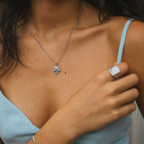 Collar Chance, plateado