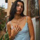 Collar Chance, plateado
