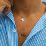 Collar Chance, plateado