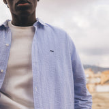 Camisa de seersucker Calvin