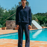 Camisa de lino con cremallera Emile