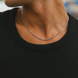 Collar Casey, plateado