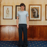 Brando Fitted T-Shirt, Light Grey Marl