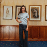 Brando Fitted T-Shirt, Light Grey Marl