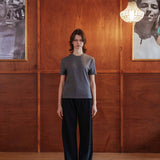 Camiseta entallada Brando, gris oscuro