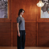 Camiseta entallada Brando, gris oscuro