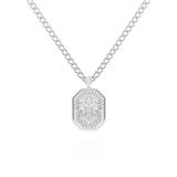 Collar Dante, plateado