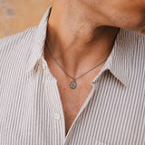 Collar Elian, plateado