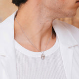 Collar Biel, plata de ley