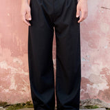Pantalones Dylan, rayas azul marino