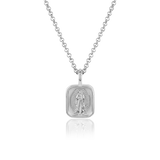 Collar Elian, plateado