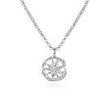 Collar Elios, plateado
