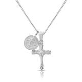 Collar Enrico, plateado