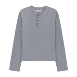 Camiseta Henley acanalada Ezra