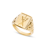 Anillo Miro, dorado
