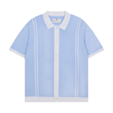Ripley Knit Shirt, Sky Blue