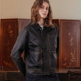 Chaqueta encerada Sage