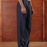 Pantalones de lana Dylan, gris carbón